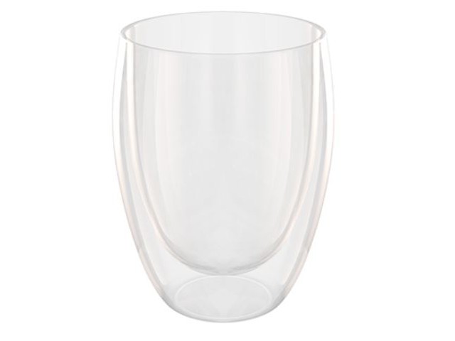 QWERTY Бокал стеклянный с двойными стенками  Puro 350 мл /12